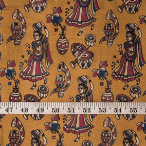 Precut 1 meter -Kalamkari Screen Printed Cotton Fabric