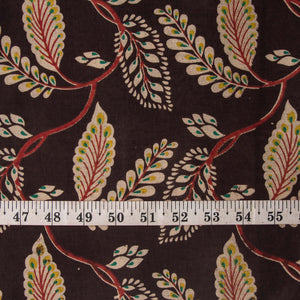 Precut 0.5 meters -Kalamkari Screen Printed Cotton Fabric