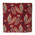 Red and yellow Kalamkari Screen Printed Cotton Fabric with floral print
