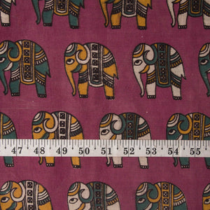 Precut 0.75 meters -Kalamkari Screen Printed Cotton Fabric