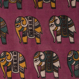 Precut 0.25 meters -Kalamkari Screen Printed Cotton Fabric