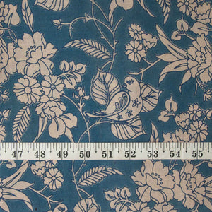 Precut 1 meter -Kalamkari Screen Printed Cotton Fabric