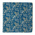 Blue Kalamkari Screen Printed Cotton Fabric with floral print