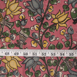 Precut 0.25 meters -Kalamkari Screen Printed Cotton Fabric