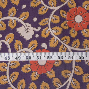 Precut 0.25 meters -Kalamkari Screen Printed Cotton Fabric