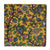 Yellow Kalamkari Screen Printed Cotton Fabric with floral  design
