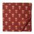 Brown and Yellow Printed Cotton Fabric with floral print