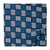Blue and white Printed cotton fabric with  abstract design