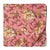 Peach Printed Cotton Fabric with Floral design 