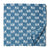 Blue and White Multicolour Printed Cotton fabric with Elephant print