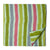 Green and Pink Printed Cotton Fabric with Lines