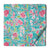 Blue and Pink Printed cotton fabric with floral print
