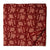 Maroon Screen Printed Pure cotton fabric with floral design