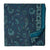 Blue Screen Printed Pure cotton fabric with floral design