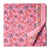Precut 0.75 meter - Pink & Red Cotton Fabric with Floral Print