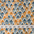 Precut 1meter - Blue Printed Cotton Fabric