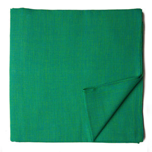 Green South Cotton Creta Plain Fabric