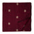 Maroon South Cotton Jacquard Fabric with Golden dots