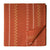 Orange South Cotton Jacquard Fabric with Stripes