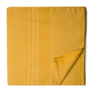 Yellow South Cotton Fabric with lines