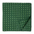 Green South Cotton Jacquard Fabric with arrow motifs