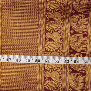 Precut 0.25 meters -Super Fine South Cotton Fabric with Golden Border