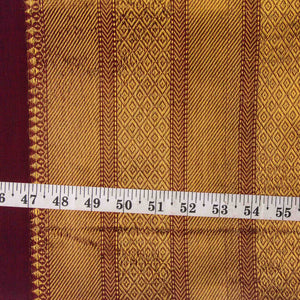 Precut 1 meter -Super Fine South Cotton Fabric with Golden Border