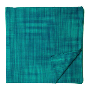 Blue South Cotton Jacquard Fabric with brush finish