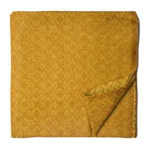 Yellow South Cotton Jacquard Fabric