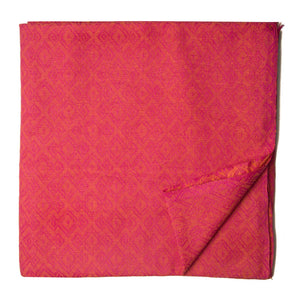 Pink  South Cotton Jacquard Fabric