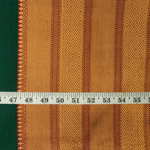 Precut 1 meter -Super Fine South Cotton Fabric with Golden Border
