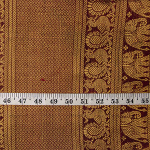 Precut 0.75 meters -Super Fine South Cotton Fabric with Golden Border