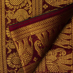 Precut 0.75 meters -Super Fine South Cotton Fabric with Golden Border